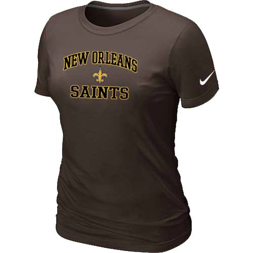 Nike New Orleans Saints Women's Legend Logo Dri-FIT NFL T-Shirt - Gold